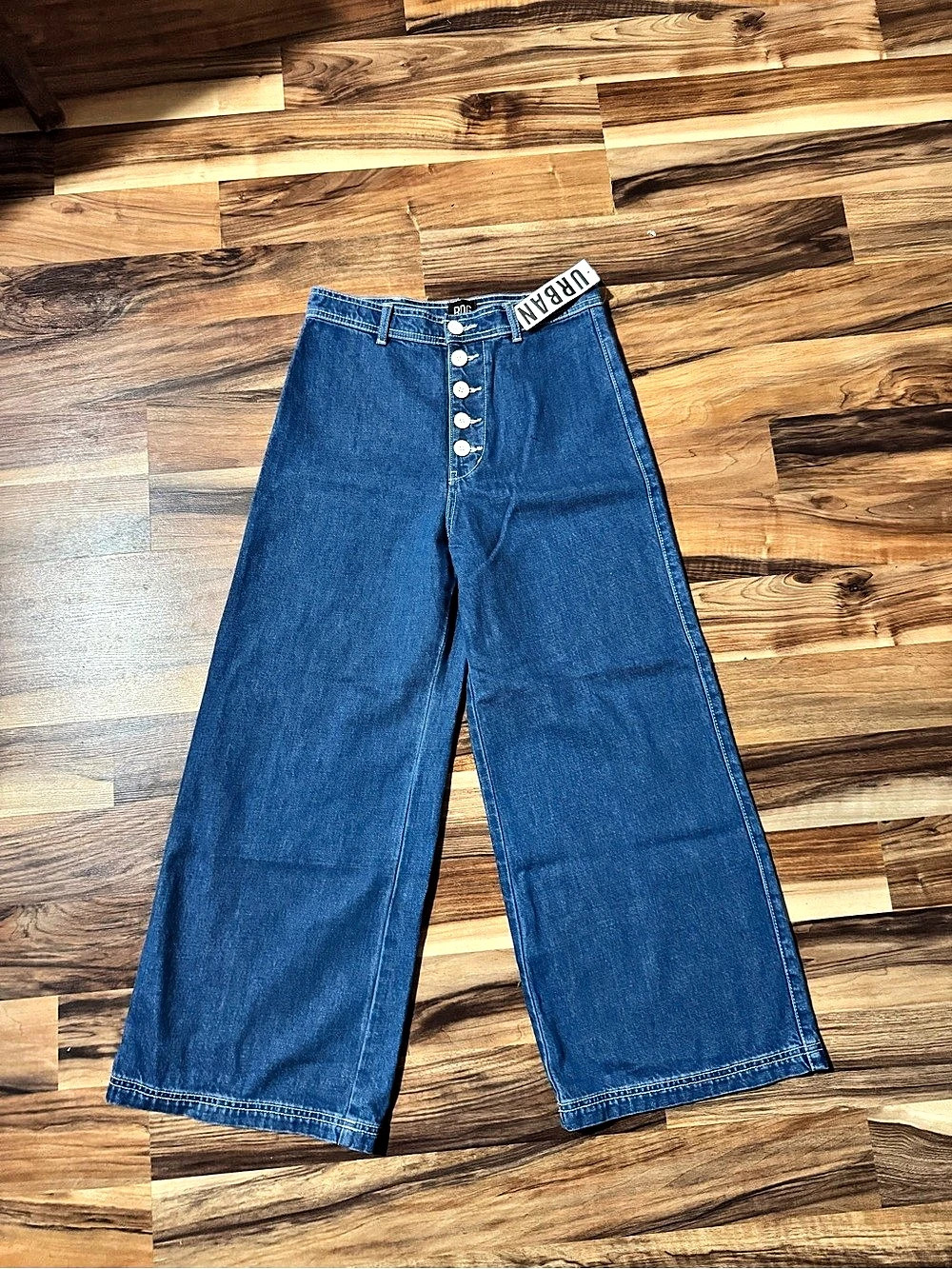 BDG Urban Wide Leg Jeans in Blue NWT